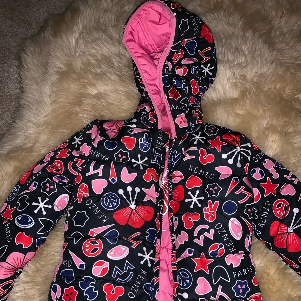 Authentic Girls KENZO down coat